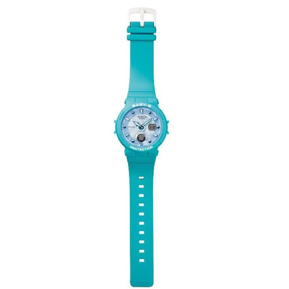 CASIO BABY-G BGA-250-2ADR DIGITAL QUARTZ BLUE RESIN WOMEN'S WATCH - H2 Hub Watches