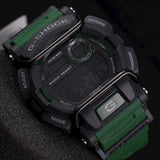 CASIO G-SHOCK GD-400-3DR DIGITAL QUARTZ GREY GREEN RESIN MEN'S WATCH - H2 Hub Watches