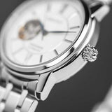 SEIKO PRESAGE SSA809J1 AUTOMATIC STAINLESS STEEL WOMEN'S SILVER WATCH - H2 Hub Watches