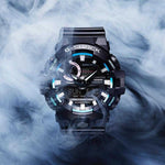 CASIO G-SHOCK GA-700PC-1ADR DIGITAL QUARTZ BLACK RESIN MEN'S WATCH - H2 Hub Watches
