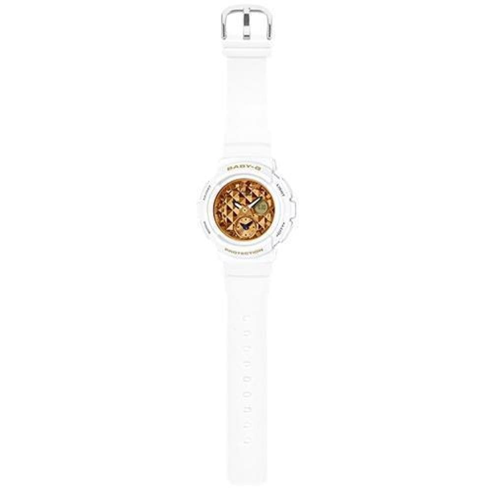 CASIO BABY-G BGA-195M-7ADR DIGITAL QUARTZ WHITE RESIN WOMEN'S WATCH - H2 Hub Watches