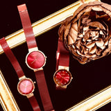 BERING 10126-363 RED MESH WOMEN'S WATCH