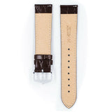 HIRSCH CROCOGRAIN 50513454678 ( 20mm ) BROWN LEATHER STRAP