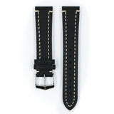 HIRSCH LIBERTY ARTISAN 50513928063 ( 24mm ) BLACK LEATHER STRAP