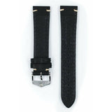 HIRSCH LIBERTY ARTISAN 50513928063 ( 24mm ) BLACK LEATHER STRAP