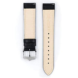 HIRSCH MODENA 50513943790 ( 22mm ) BLACK LEATHER STRAP