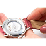 HIRSCH MODENA 50513943790 ( 22mm ) BLACK LEATHER STRAP