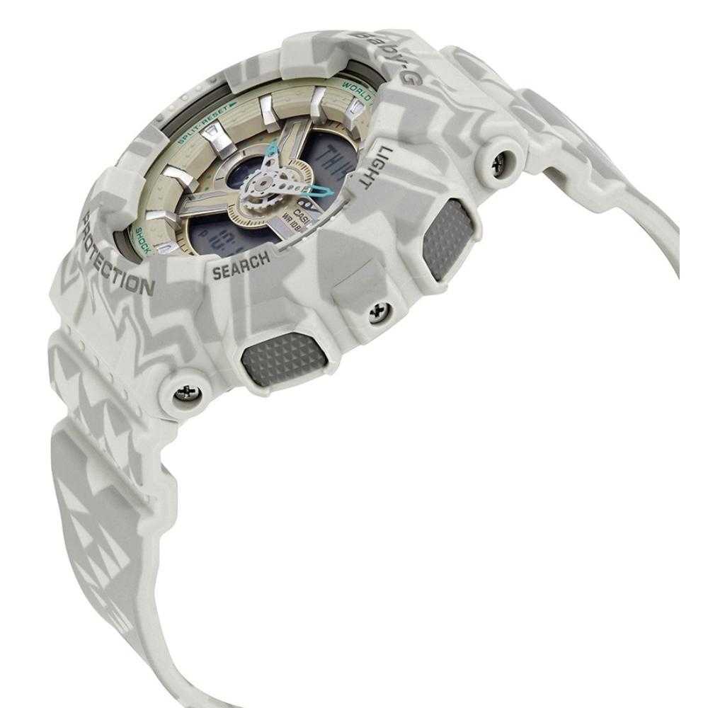 CASIO BABY-G BA-110TP-8ADR DIGITAL QUARTZ GREY RESIN WOMEN'S WATCH - H2 Hub Watches