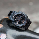 CASIO G-SHOCK GA-100GBX-1A4DR DIGITAL QUARTZ BLACK RESIN MEN'S WATCH - H2 Hub Watches