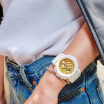 CASIO BABY-G BGA-195M-7ADR DIGITAL QUARTZ WHITE RESIN WOMEN'S WATCH - H2 Hub Watches