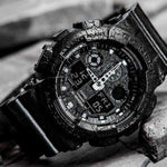 CASIO G-SHOCK GA-100CG-1ADR DIGITAL QUARTZ BLACK RESIN MEN'S WATCH - H2 Hub Watches