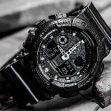 CASIO G-SHOCK GA-100CG-1ADR DIGITAL QUARTZ BLACK RESIN MEN'S WATCH - H2 Hub Watches