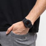 CASIO G-SHOCK DW-5600MS-1DR-P DIGITAL QUARTZ BLACK RESIN MEN'S WATCH