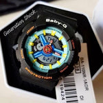 CASIO BABY-G BA-110NR-1ADR DIGITAL QUARTZ BLACK RESIN WOMEN'S WATCH - H2 Hub Watches