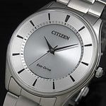 CITIZEN BJ6481-58A ECO-DRIVE SILVER STAINLESS STEEL MEN'S WATCH - H2 Hub Watches