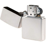 ZIPPO LIGHTER 205- BRUSH SATIN CHROME WINDPROOF CLASSIC