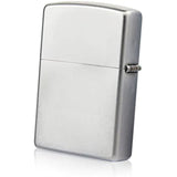 ZIPPO LIGHTER 205- BRUSH SATIN CHROME WINDPROOF CLASSIC