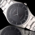 CITIZEN BJ6481-58E ECO-DRIVE SILVER STAINLESS STEEL MEN'S WATCH - H2 Hub Watches