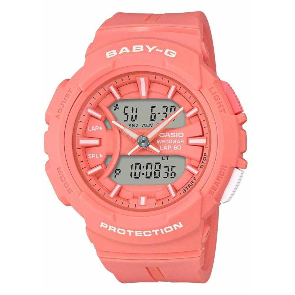 CASIO BABY-G BGA-240BC-4ADR RUNNING DIGITAL QUARTZ PINK RESIN WOMEN'S WATCH - H2 Hub Watches