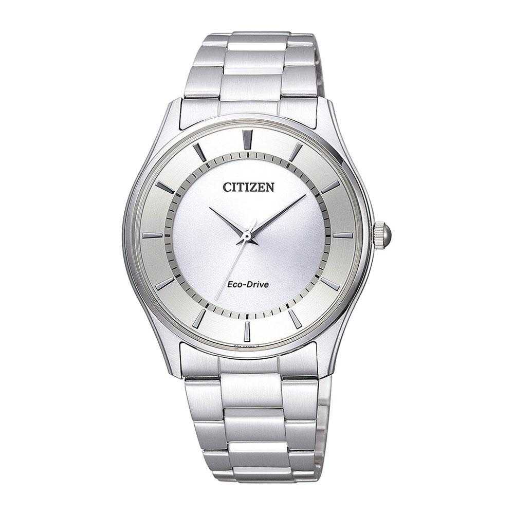 CITIZEN BJ6481-58A ECO-DRIVE SILVER STAINLESS STEEL MEN'S WATCH - H2 Hub Watches