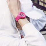 CASIO BABY-G BGA-240-4ADR RUNNING DIGITAL QUARTZ PINK RESIN WOMEN'S WATCH - H2 Hub Watches