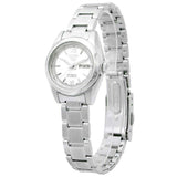 SEIKO 5 SYMK23K1 AUTOMATIC STAINLESS STEEL WOMEN'S SILVER WATCH - H2 Hub Watches