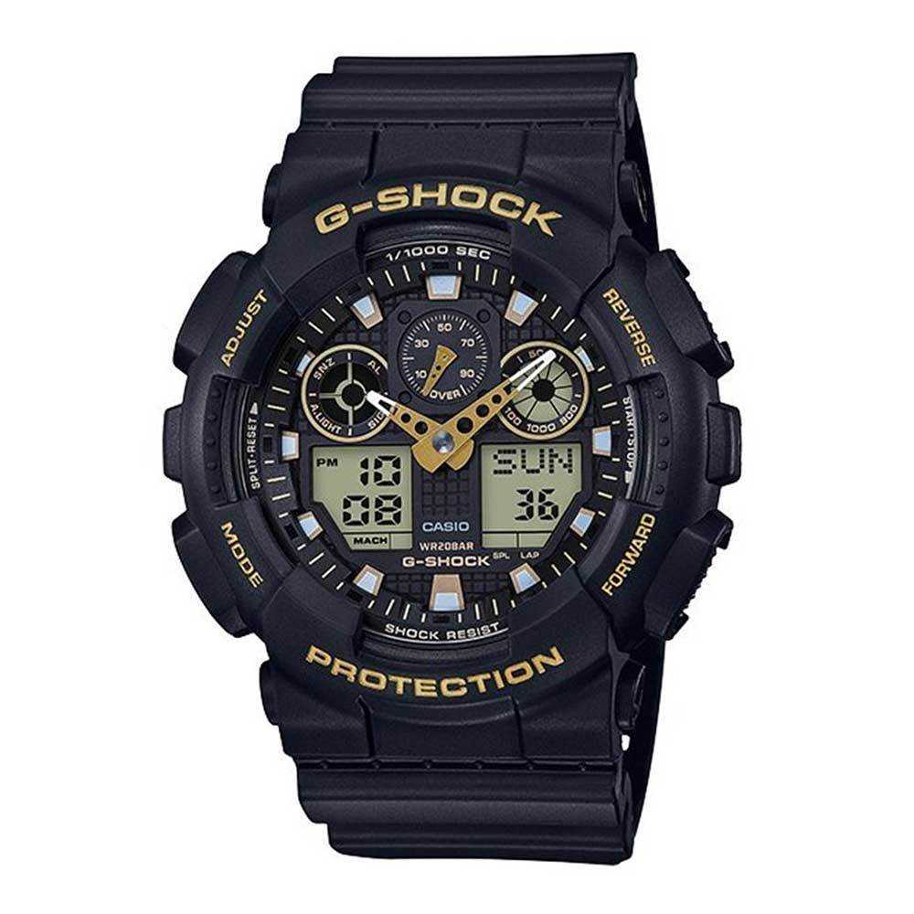 CASIO G-SHOCK GA-100GBX-1A9DR DIGITAL QUARTZ BLACK RESIN MEN'S WATCH - H2 Hub Watches