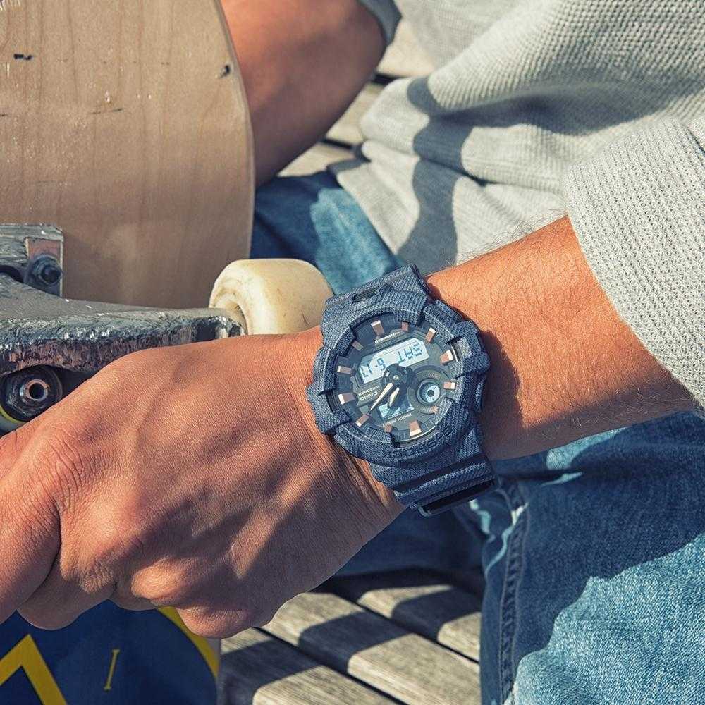 CASIO G-SHOCK GA-700DE-2ADR DIGITAL QUARTZ BLUE RESIN WOMEN'S WATCH - H2 Hub Watches