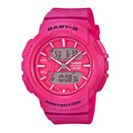 CASIO BABY-G BGA-240-4ADR RUNNING DIGITAL QUARTZ PINK RESIN WOMEN'S WATCH - H2 Hub Watches