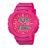 CASIO BABY-G BGA-240-4ADR RUNNING DIGITAL QUARTZ PINK RESIN WOMEN'S WATCH - H2 Hub Watches
