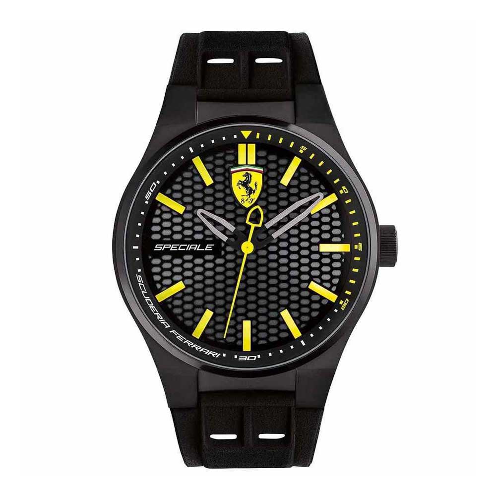 FERRARI SCUDERIA SPECIALE 0830354 SILICONE STRAP MEN'S WATCH - H2 Hub Watches