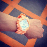 CASIO G-SHOCK GA-110SG-4ADR DIGITAL QUARTZ ORANGE RESIN MEN'S WATCH - H2 Hub Watches