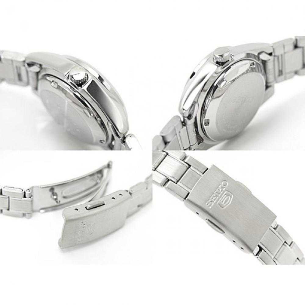 SEIKO 5 SYMK23K1 AUTOMATIC STAINLESS STEEL WOMEN'S SILVER WATCH - H2 Hub Watches