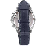 CASIO EDIFICE EFV-600L-2AVUDF BLUE LEATHER MEN'S WATCH