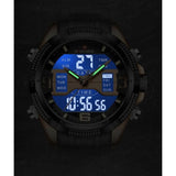 NAVIFORCE NF9201 RG/B  STAINLESS STEEL DUAL TIME ROSE BLACK MEN'S WATCH