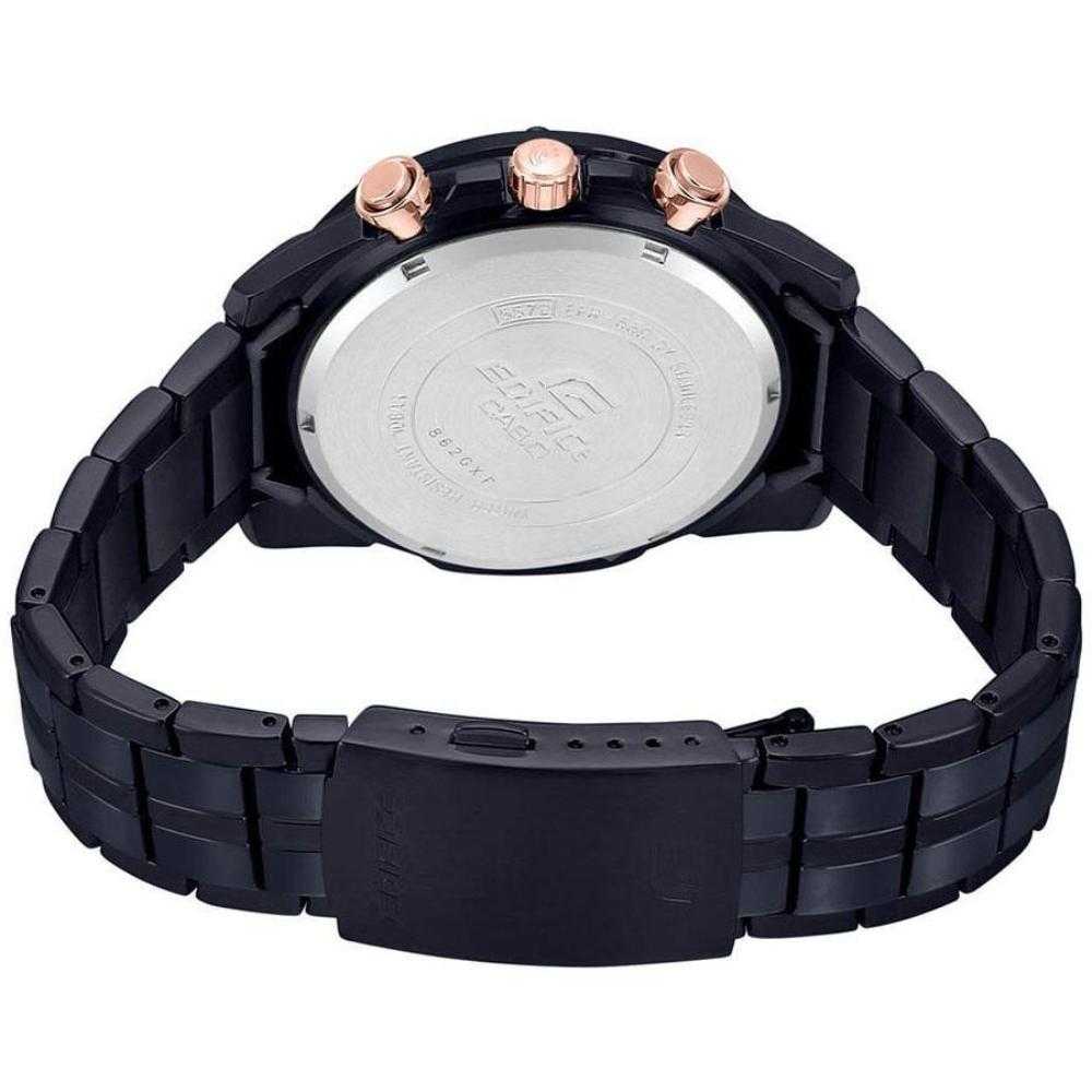 CASIO EDIFICE EFR-559DC-1AVUDF CHRONOGRAPH BLACK STAINLESS STEEL MEN'S WATCH - H2 Hub Watches
