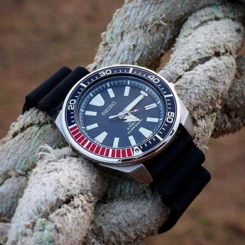 SEIKO PROSPEX SRPB53K1 AUTOMATIC MEN'S BLACK RUBBER STRAP WATCH - H2 Hub Watches
