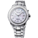 SEIKO GENERAL SPORTURA KINETIC SKA879P1 STAINLESS STEEL WOMEN'S SILVER WATCH - H2 Hub Watches