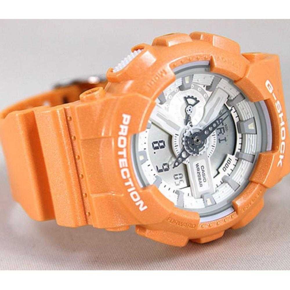 CASIO G-SHOCK GA-110SG-4ADR DIGITAL QUARTZ ORANGE RESIN MEN'S WATCH - H2 Hub Watches