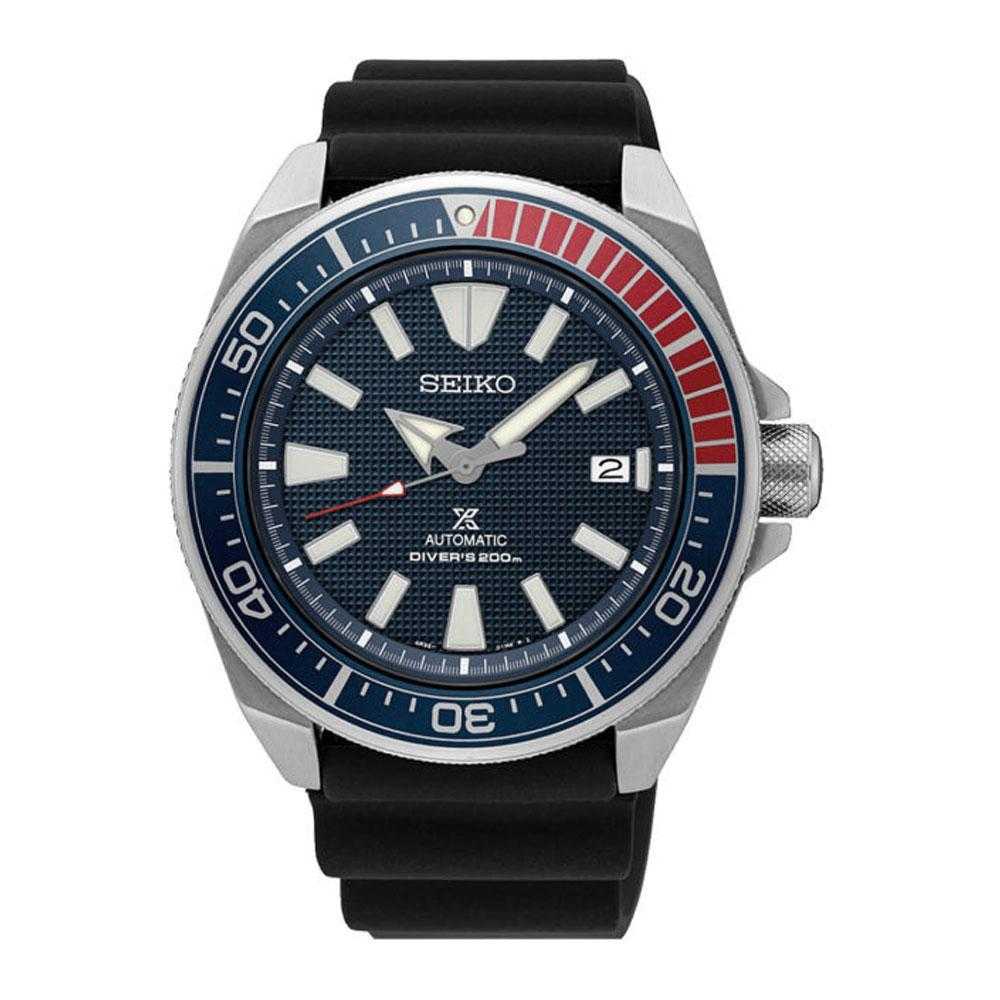 SEIKO PROSPEX SRPB53K1 AUTOMATIC MEN'S BLACK RUBBER STRAP WATCH - H2 Hub Watches