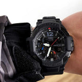 CASIO G-SHOCK GA-1100-1A1DR GRAVITYMASTER DIGITAL QUARTZ BLACK RESIN MEN'S WATCH - H2 Hub Watches