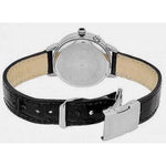 CASIO SHEEN SHE-4031L-1AUDR BLACK LEATHER STRAP WOMEN'S WATCH - H2 Hub Watches