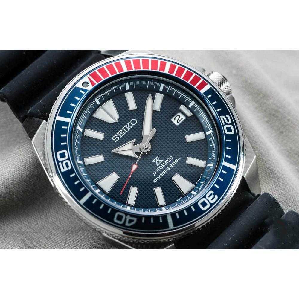 SEIKO PROSPEX SRPB53K1 AUTOMATIC MEN'S BLACK RUBBER STRAP WATCH - H2 Hub Watches