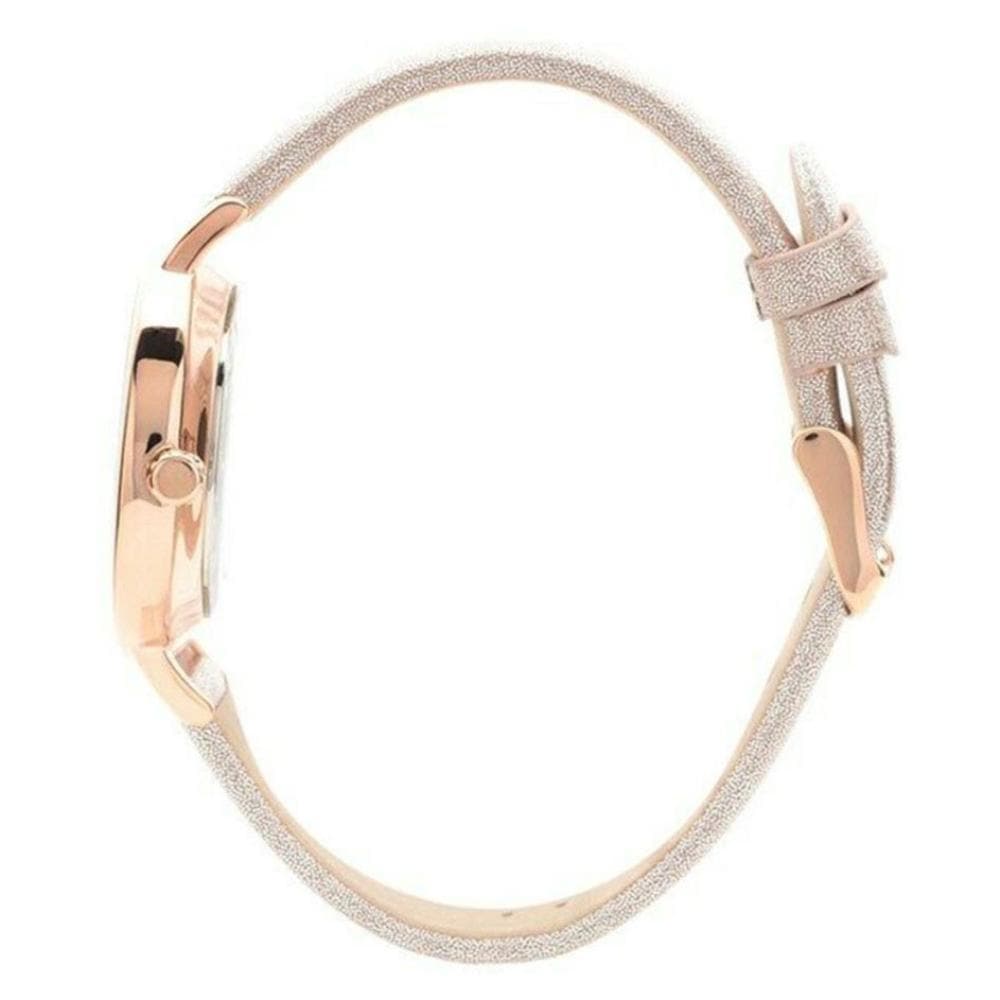 CATH KIDSTON QUARTZ LONDON TOILE ROSE GOLD ALLOY CKL053PRG METALLIC PU STRAP LADIES WATCH - H2 Hub Watches