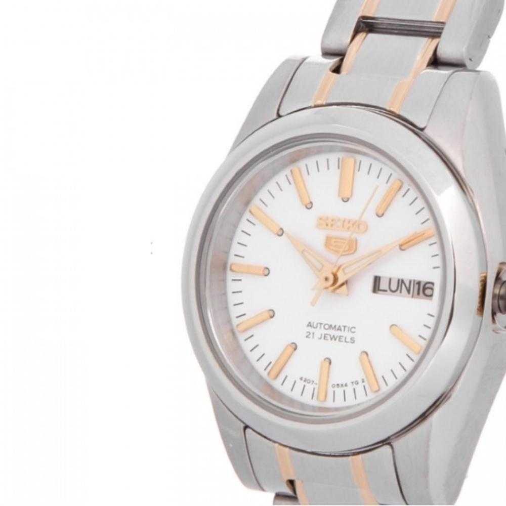 SEIKO 5 SYMK19K1 AUTOMATIC STAINLESS STEEL TWO TONE WOMEN'S WATCH - H2 Hub Watches