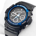 CASIO G-SHOCK AW-591-2ADR DIGITAL QUARTZ BLACK RESIN MEN'S WATCH - H2 Hub Watches
