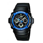 CASIO G-SHOCK AW-591-2ADR DIGITAL QUARTZ BLACK RESIN MEN'S WATCH - H2 Hub Watches