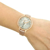 CATH KIDSTON QUARTZ LONDON TOILE ROSE GOLD ALLOY CKL053PRG METALLIC PU STRAP LADIES WATCH - H2 Hub Watches