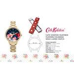 CATH KIDSTON QUARTZ PAINTBOX FLOWERS GOLD STAINLESS STEEL CKL050GM LADIES WATCH - H2 Hub Watches
