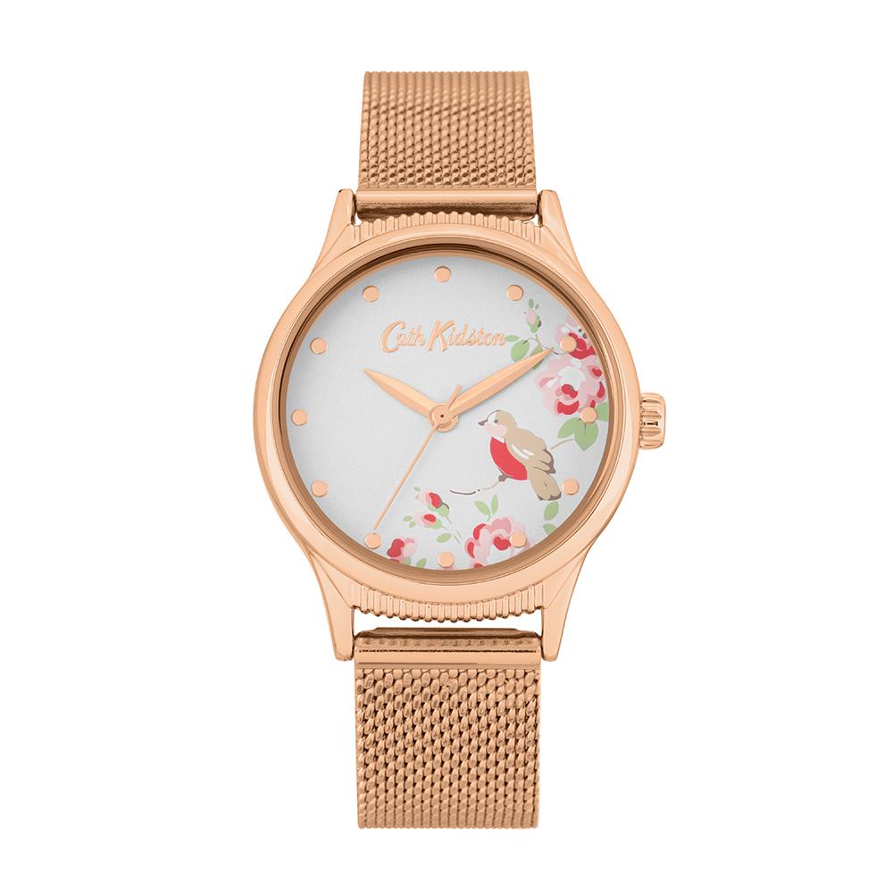 CATH KIDSTON LITTLE BIRD ROSE GOLD MESH ALLOY CKL091RGM WOMEN'S WATCH - H2 Hub Watches